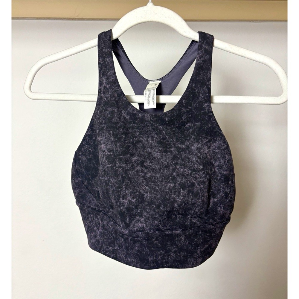 lululemon Women’s Gray Racerback Pullover Sports Bra Wireless Size 6